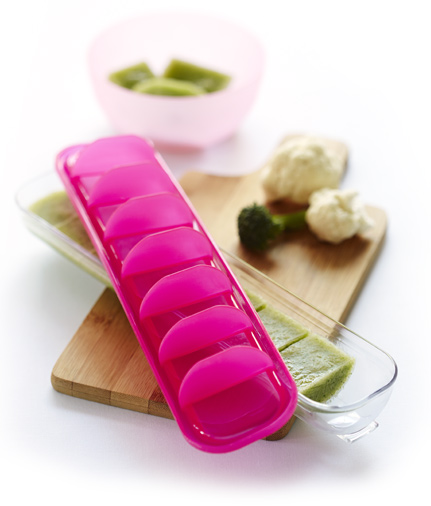 Silicone Baby Food Freezer Tray, Baby Food Storage Container, Microwave & Dishwasher Safe, for Homemade Baby Food, Fruit Purees & Vegetable and Breast